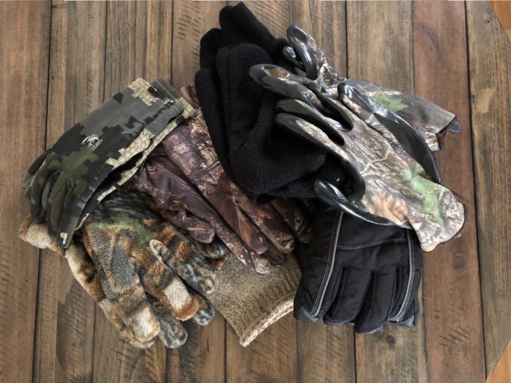 OZERO Outdoor Hunting Gloves | Tactical Camouflage Touch Screen Anti Slip Hand Protection (Color: Camo, Size: M)