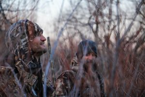 Hunting waterfowl