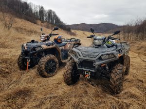 Two hunting 4x4s