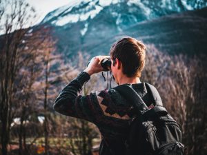 Binoculars in daylight