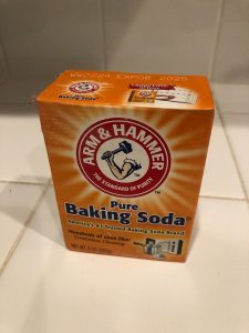 baking soda is great to add to water when boiling a deer skull